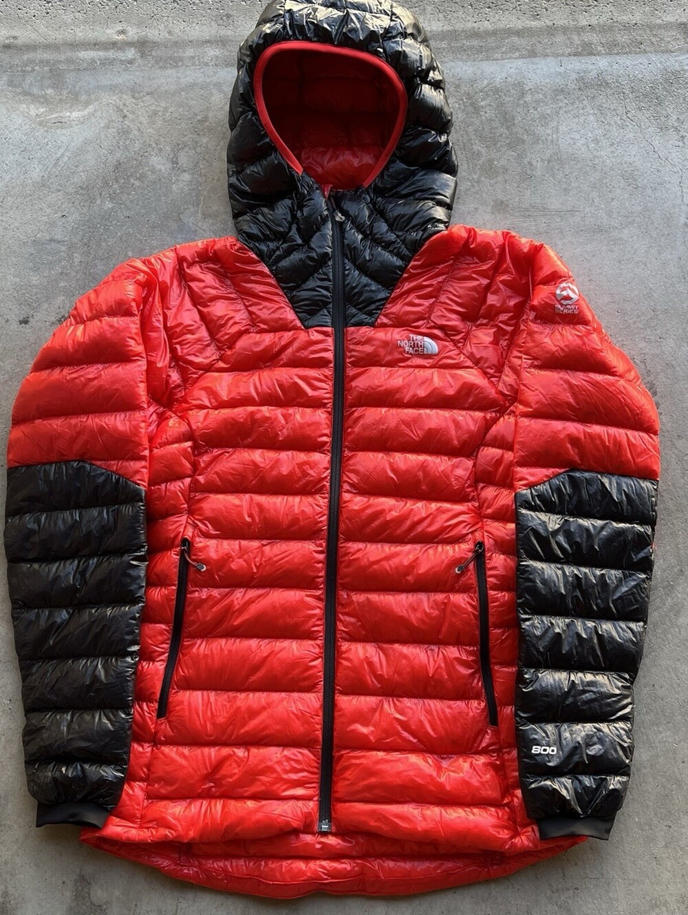 Womens The North Face Summit Breithorn 800-Down Hoodie Insulated Jacket M